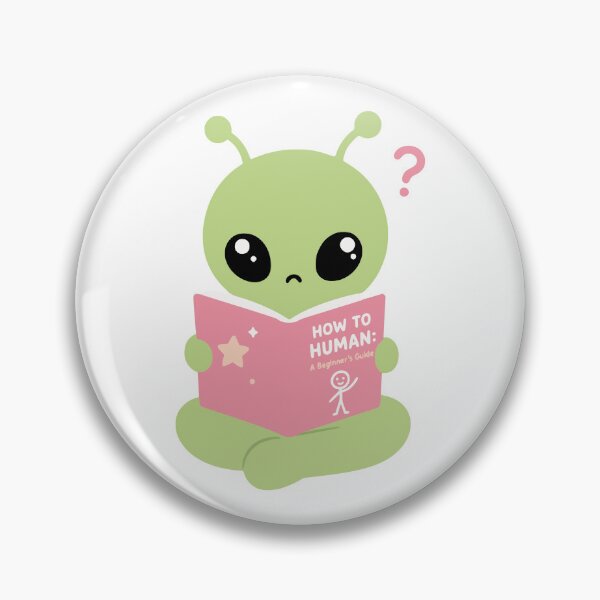 Item preview, How To Human: A Beginner's Guide — Funny Alien Trying To Fit In T-Shirt designed and sold by lenalenspod.