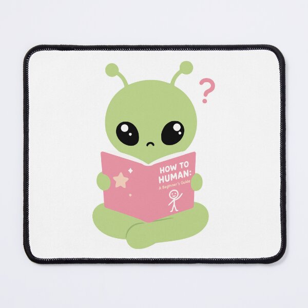 Item preview, How To Human: A Beginner's Guide — Funny Alien Trying To Fit In T-Shirt designed and sold by lenalenspod.