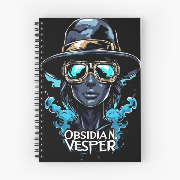 Item preview, Obsidian Vesper Female Classic - Premium Enamel Rebel Art_01 designed and sold by Shift-Bloom.
