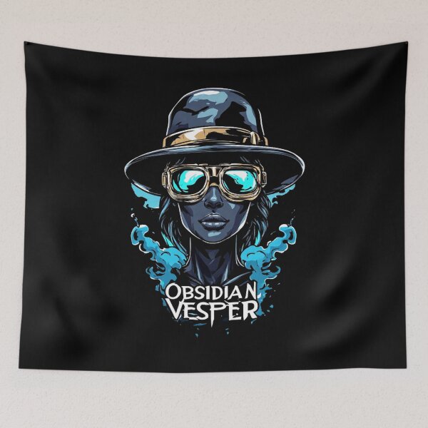 Item preview, Obsidian Vesper Female Classic - Premium Enamel Rebel Art_01 designed and sold by Shift-Bloom.