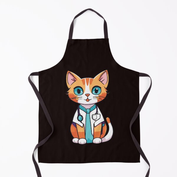Item preview, Cat doctor, cheerful, friendly, bright, simple sticker in pixar style – Cute Lazy designed and sold by Artimax-Studio.