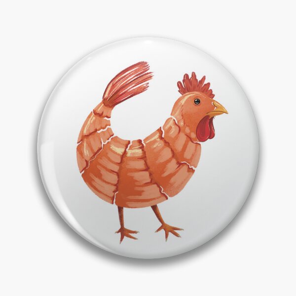 Item preview, Kawaii Shrimp Chicken designed and sold by Pryhozha.