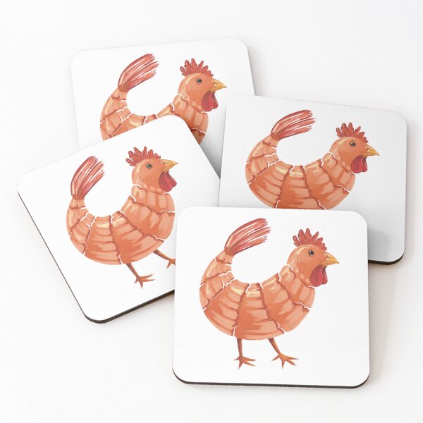 Item preview, Kawaii Shrimp Chicken designed and sold by Pryhozha.