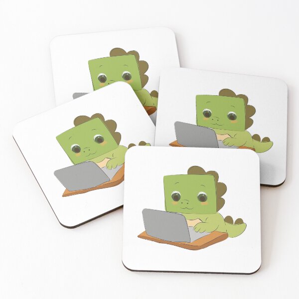 Item preview, Cute Dino Working Hard designed and sold by merona-design.
