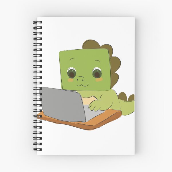 Item preview, Cute Dino Working Hard designed and sold by merona-design.
