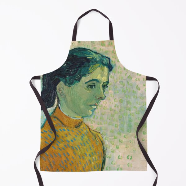 Item preview, Pensive Woman in Profile Green Tones designed and sold by artofuniverse.