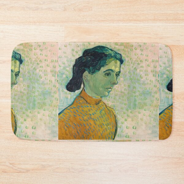 Item preview, Pensive Woman in Profile Green Tones designed and sold by artofuniverse.