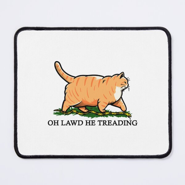 Item preview, Oh Lawd He Treadin Chonky Cat Snake Meme Classic T-Shirt designed and sold by Lilbahlil.