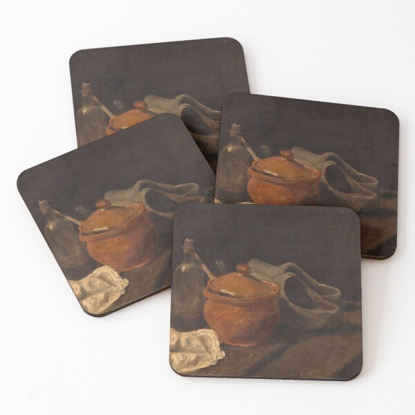 Item preview, Earthenware Pot and Bottle Still Life designed and sold by artofuniverse.