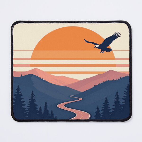 Item preview, Retro Sunset Mountain Adventure designed and sold by RandomWalker.