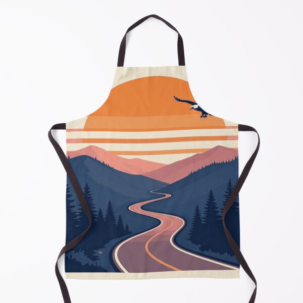Item preview, Retro Sunset Mountain Adventure designed and sold by RandomWalker.