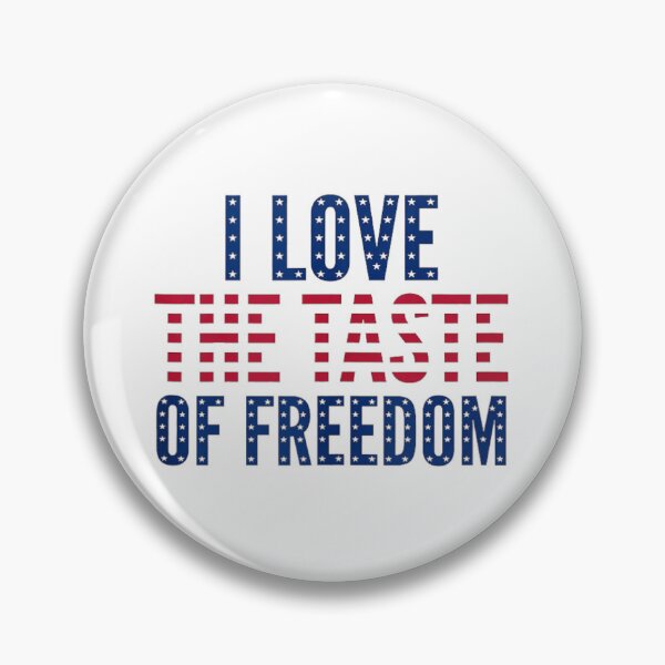 Item preview, Patriotic Fourth Of July I Love The Taste Of Freedom Text Design designed and sold by KrystinaGiGi.