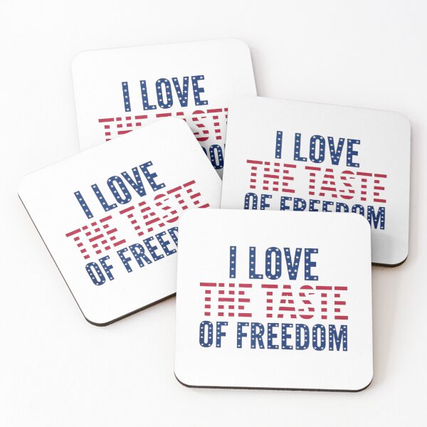 Item preview, Patriotic Fourth Of July I Love The Taste Of Freedom Text Design designed and sold by KrystinaGiGi.