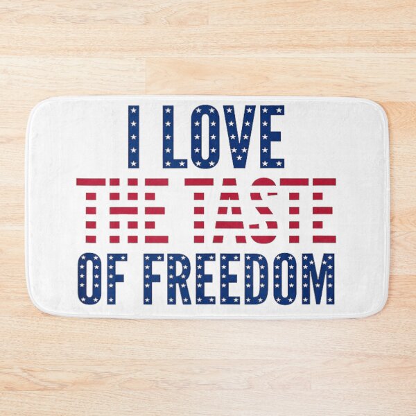 Item preview, Patriotic Fourth Of July I Love The Taste Of Freedom Text Design designed and sold by KrystinaGiGi.