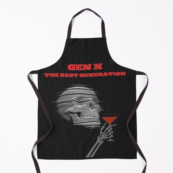 Item preview, Gen X The Best Generation T-shirt -Skull & Wine Graphic Tee designed and sold by Teechuckle.