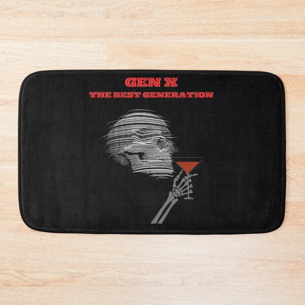 Item preview, Gen X The Best Generation T-shirt -Skull & Wine Graphic Tee designed and sold by Teechuckle.