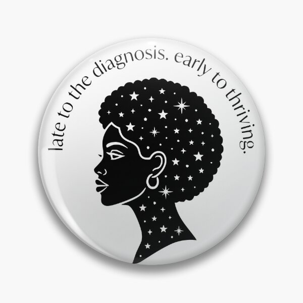 Item preview, Late to the Diagnosis Early to Thriving Woman Stars designed and sold by lenalenspod.