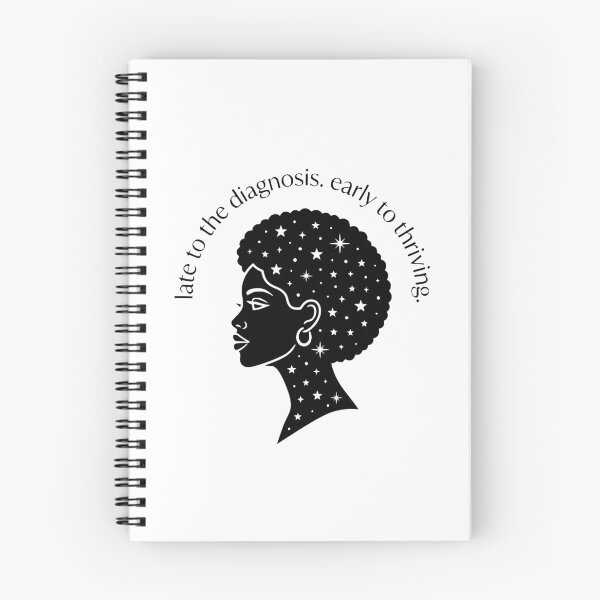 Item preview, Late to the Diagnosis Early to Thriving Woman Stars designed and sold by lenalenspod.