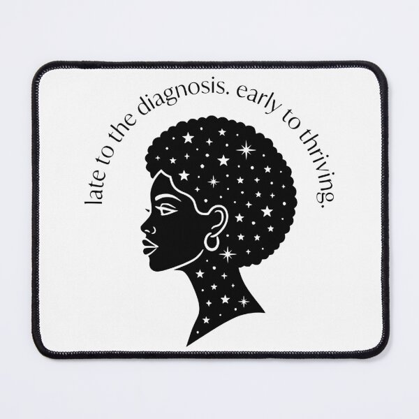 Item preview, Late to the Diagnosis Early to Thriving Woman Stars designed and sold by lenalenspod.