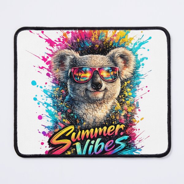 Item preview, Summer Vibes Koala – Cool Sunglasses Color Splash T-Shirt Design designed and sold by GooniSL.