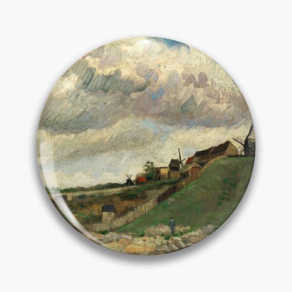 Item preview, Montmartre Hill With Windmill Landscape designed and sold by artofuniverse.