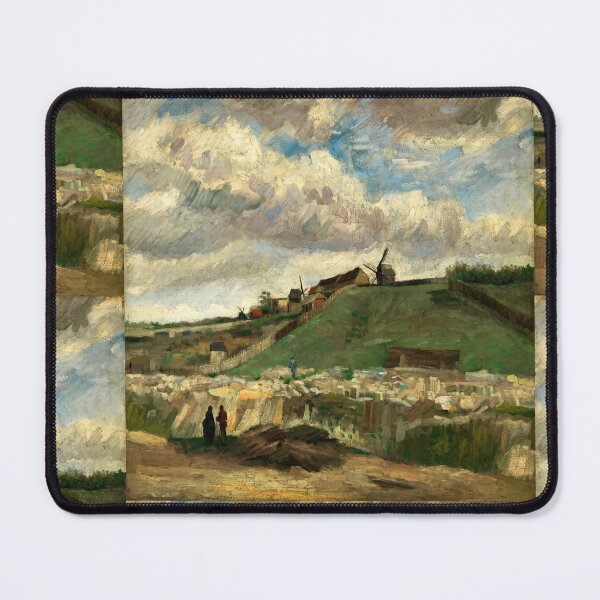 Item preview, Montmartre Hill With Windmill Landscape designed and sold by artofuniverse.