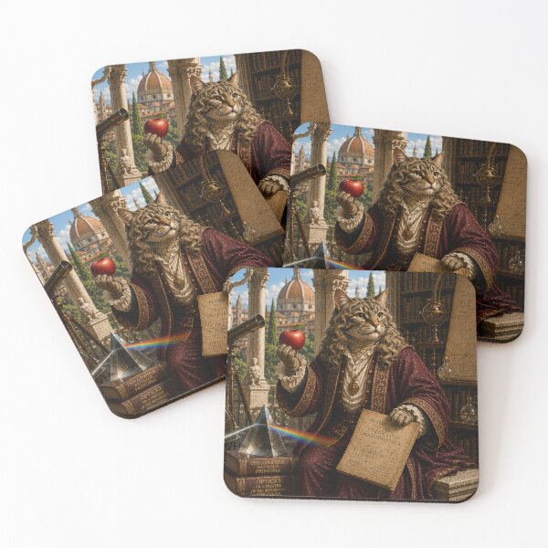 Item preview, Dreamscape Isaac Newton An Imagined Life of a Sleeping Gray Cat designed and sold by Mindworx21.