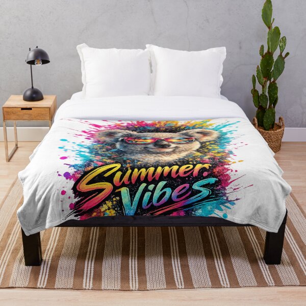 Artikelvorschau, Sommerliche Koala-Vibes – Cooles Sonnenbrillen-Farbspritzer-T-Shirt-Design entworfen und verkauft von GooniSL.