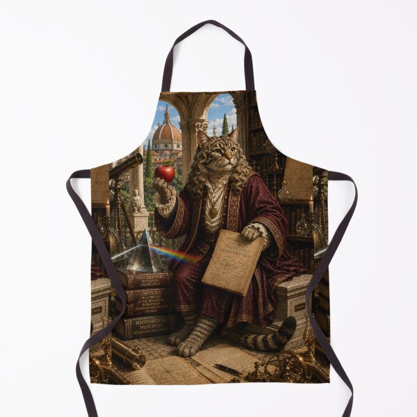 Item preview, Dreamscape Isaac Newton An Imagined Life of a Sleeping Gray Cat designed and sold by Mindworx21.