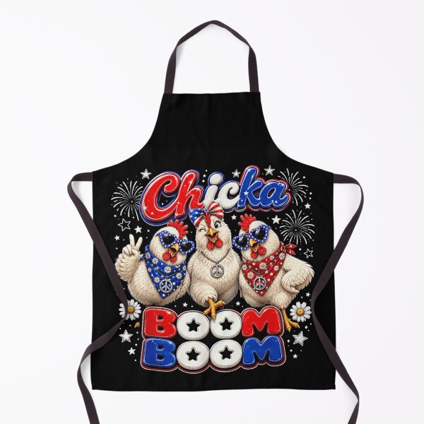 Item preview, Funny Chicka Boom Boom Fourth Of July Patriotic Chickens Fireworks Art designed and sold by KrystinaGiGi.