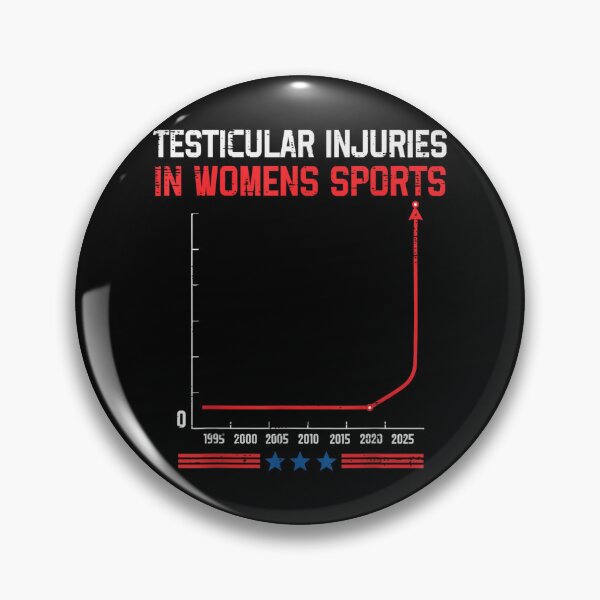 Item preview, Funny Testicular Injuries In Womens Sports Sarcastic Graph Satire Design designed and sold by KrystinaGiGi.