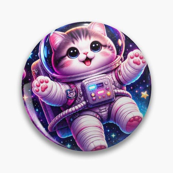Item preview, flying kitten  designed and sold by CrazySticker619.
