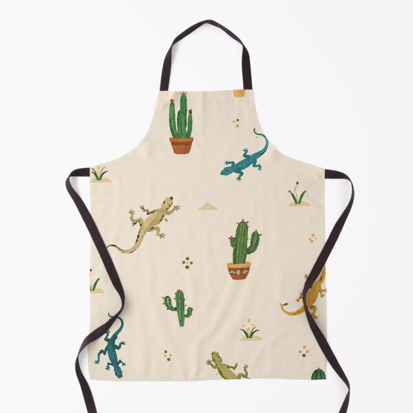 Item preview, Cute Lizard & Cactus Pattern | Desert Nature Aesthetic | Boho Southwestern Offset Art designed and sold by KAIGEN7.