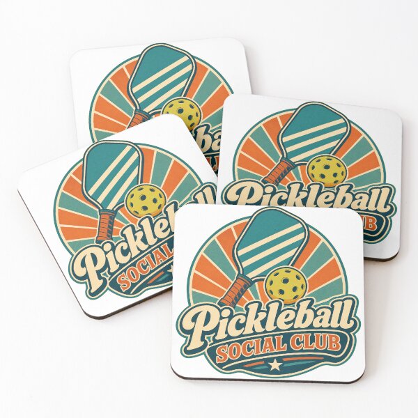 Item preview, Pickleball Social Club - Retro Sport Trend designed and sold by Ahmed Nedji.