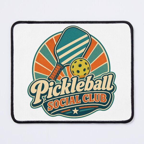 Item preview, Pickleball Social Club - Retro Sport Trend designed and sold by Ahmed Nedji.