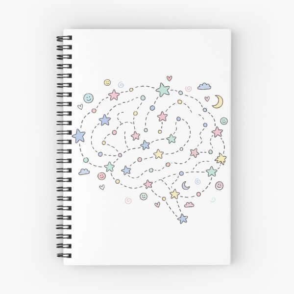 Item preview, Starry Brain — Pastel Dreamy Mind Doodle Art designed and sold by lenalenspod.