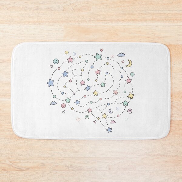 Item preview, Starry Brain — Pastel Dreamy Mind Doodle Art designed and sold by lenalenspod.