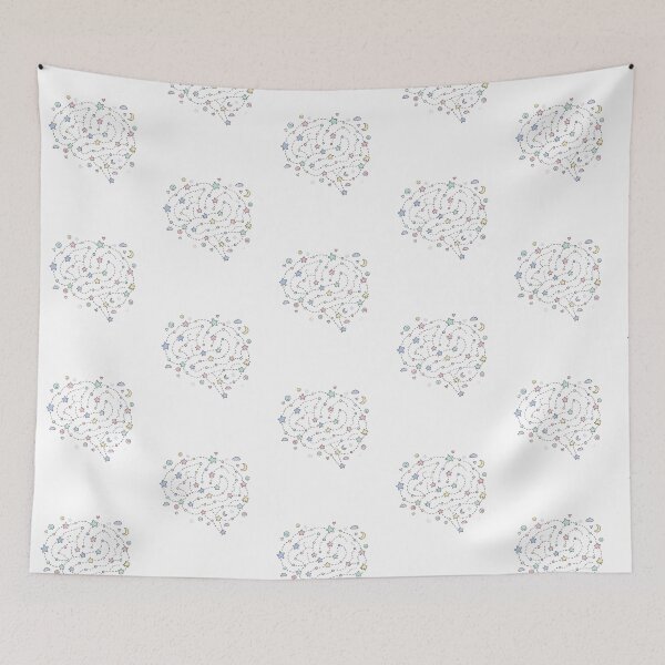 Item preview, Starry Brain — Pastel Dreamy Mind Doodle Art designed and sold by lenalenspod.