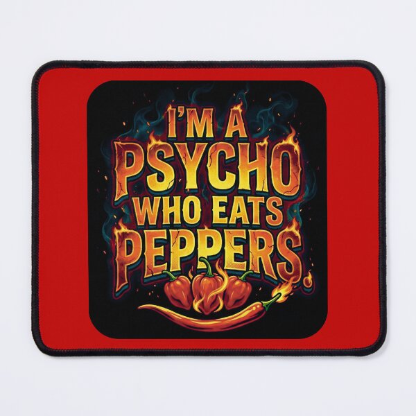 Item preview, I'm a psycho who eats peppers_V1B designed and sold by ART-OF-ORION.