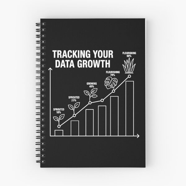 Item preview, Tracking Your Data Growth - Data Analyst & Plant Lover. designed and sold by spreadsheetcafe.