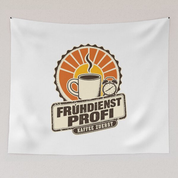 Item preview, Early shift professional, coffee first for daycare workers designed and sold by pirminio.