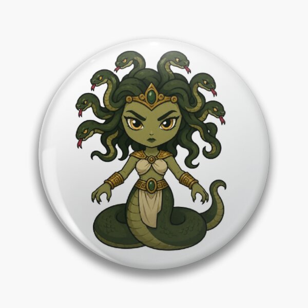 Item preview, Gorgon Mythology Mascot Design designed and sold by The Dark Files.