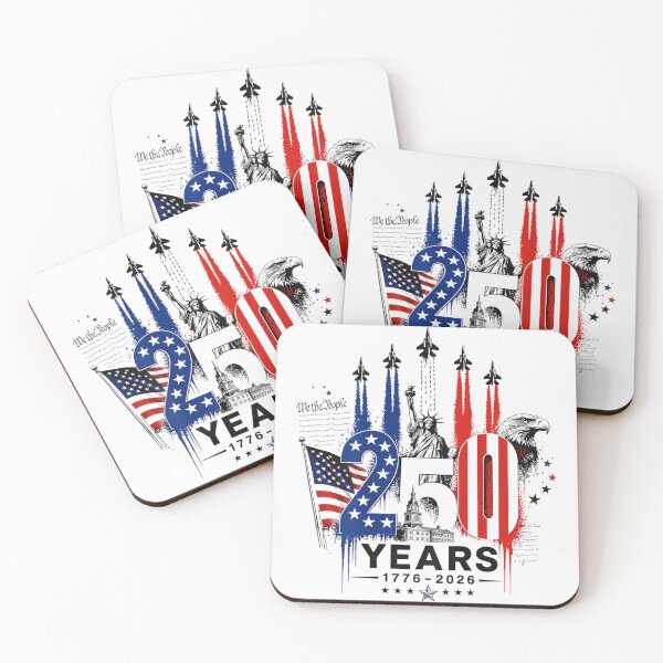 Item preview, America Semiquincentennial 250 Years Celebration Patriotic Jet Flyover Heritage Art designed and sold by Daisy Grimes.