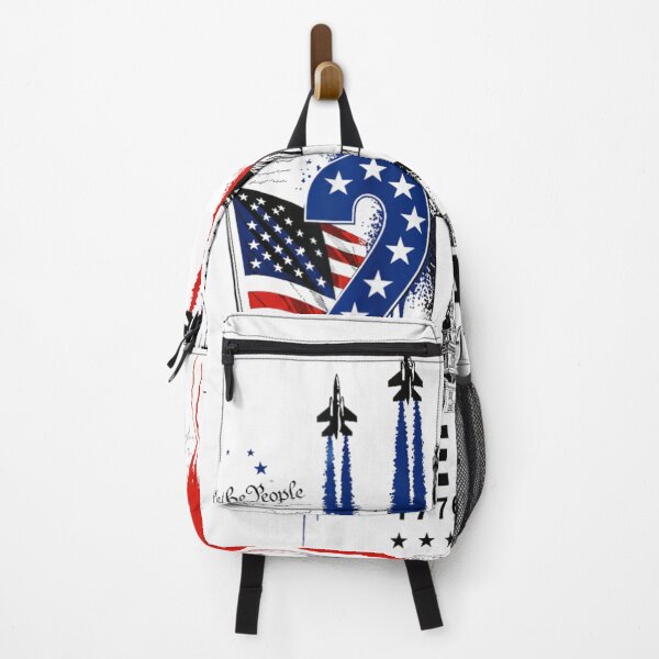 Item preview, America Semiquincentennial 250 Years Celebration Patriotic Jet Flyover Heritage Art designed and sold by Daisy Grimes.