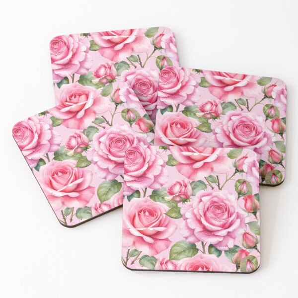 Item preview, pink rose pattern, floral pattern designed and sold by Camo0godfather.