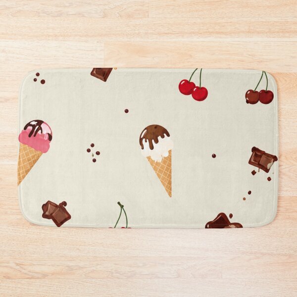 Item preview, Cute Ice Cream Pattern | Sweet Summer Aesthetic | Pastel Dessert Offset Art designed and sold by KAIGEN7.