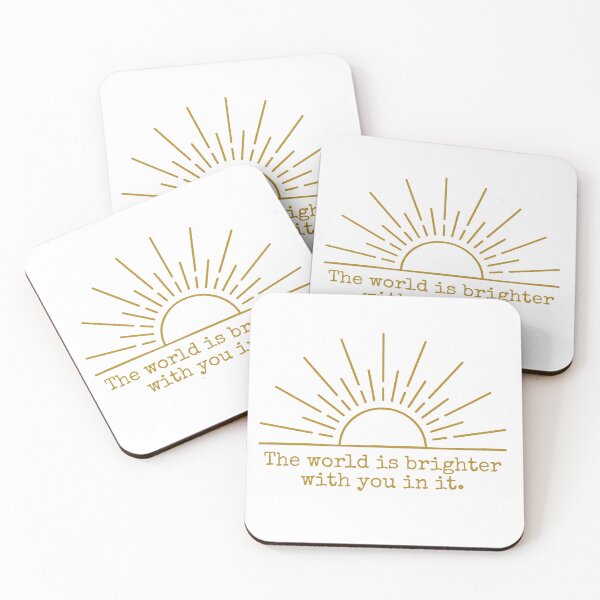 Item preview, The World Is Brighter With You In It Meaningful Gift designed and sold by tarzbol.