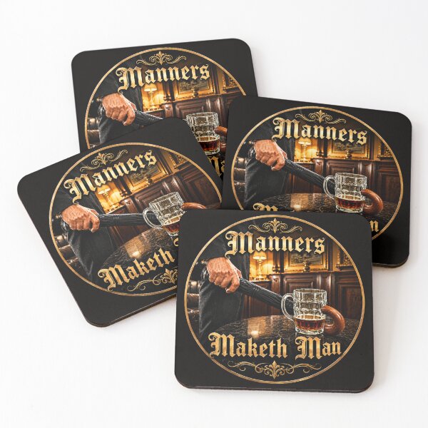 Item preview, Manners Maketh Man designed and sold by Popcorn Odyssey.