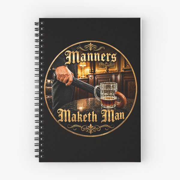 Item preview, Manners Maketh Man designed and sold by Popcorn Odyssey.