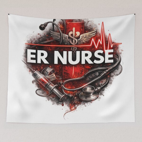 Item preview, ER Nurse Elite | Heartbeat of Emergency Care designed and sold by Sticleg.